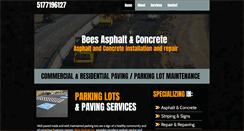 Desktop Screenshot of beesasphaltandconcrete.com
